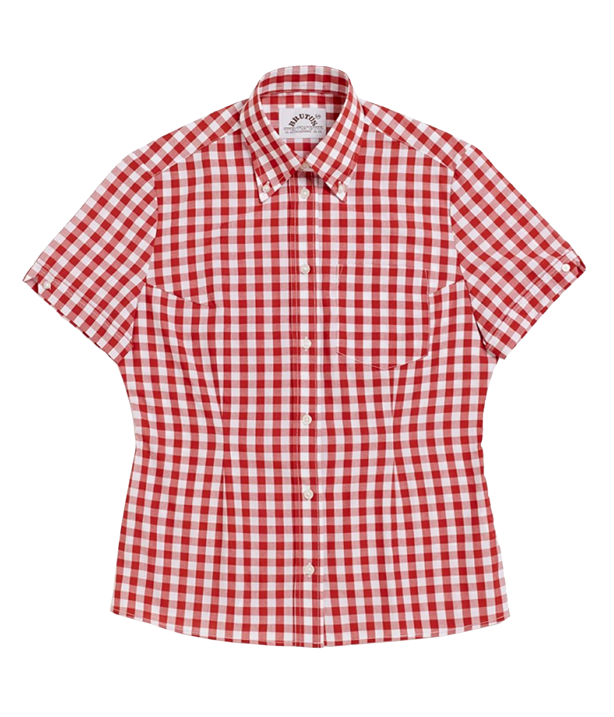 CAMISA BRUTUS PARA CHICA LARGE GINGHAM ROJO